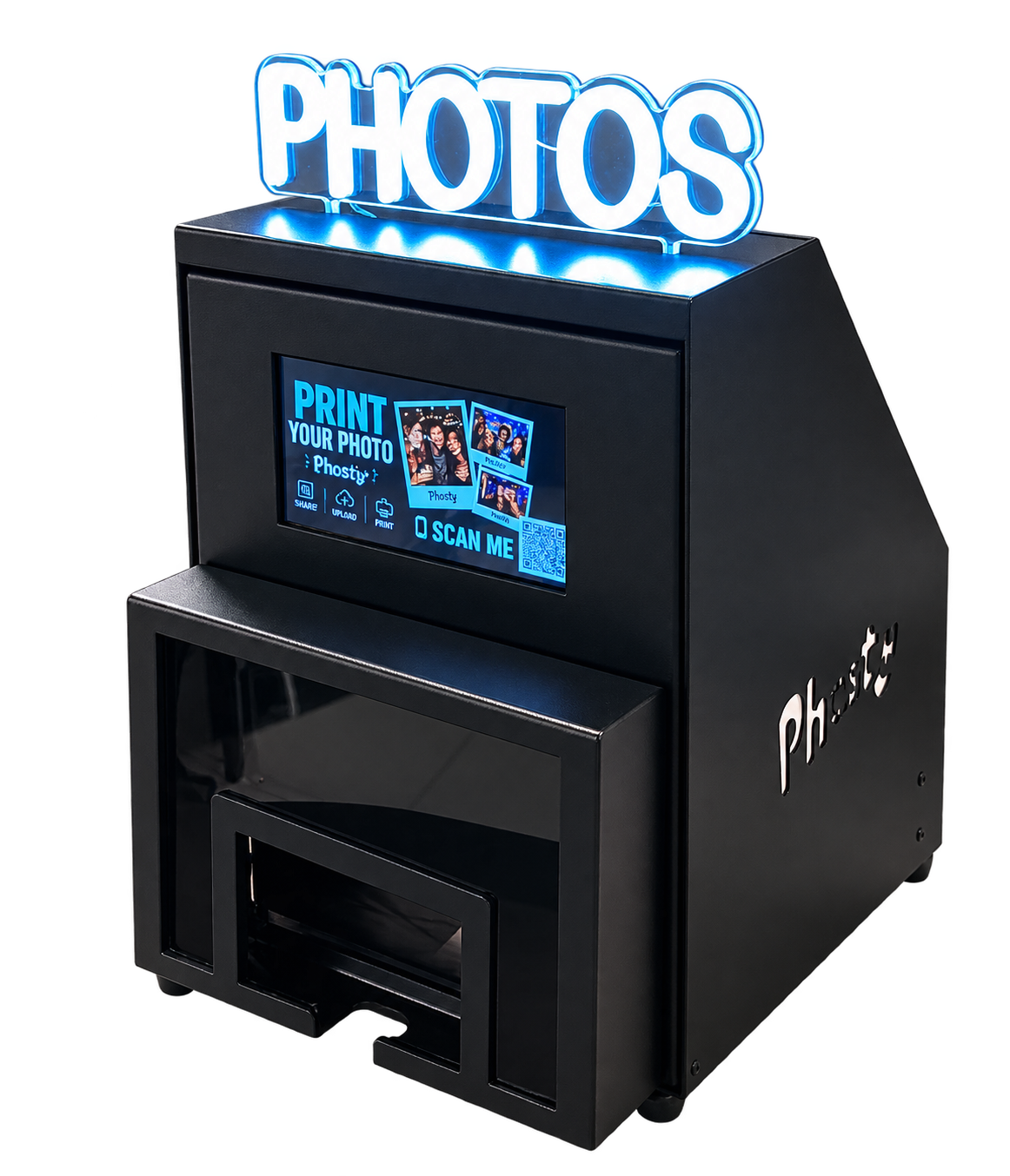 Totem Phosty con schermo e stampante